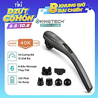 Máy Massage Cầm Tay Đa Năng Cao Cấp KINGTECH - Mát Xa Chuyên Sâu Cho Cổ, Vai Gáy, Bụng, Lưng, Cánh Tay, Chân - Giảm Đau Mỏi Toàn Thân Cho Dân Văn Phòng, Gymer, Người Già, Người Lao Động Nặng - Món Quà Tuyệt Vời Cho Ông Bà, Bố Mẹ - Hàng Chính Hãng