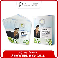 Mặt nạ thạch dừa KimKul Ưng Hoàng Phúc Seaweed Bio-Cell Mask (tinh chất tảo biển Nhật Bản) giúp dưỡng trắng, cấp ẩm, ngừa mụn (Mua 1 sản phẩm là 1 Mặt nạ. Mua 8 sp giao Full 1 hộp)