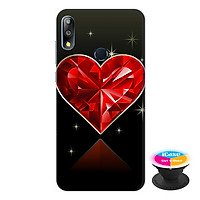 Ốp lưng điện thoại Asus Zenfone Max Pro M2 hình Trái Tin Đỏ tặng kèm giá đỡ điện thoại iCase xinh xắn - Hàng chính hãng