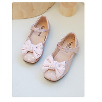 Giày búp bê đế mềm đính nơ cho bé gái BB07