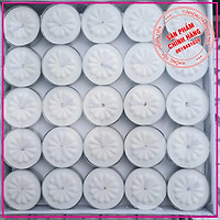 Combo 2 Hộp 100 Viên Nến Tealight Cháy 2h Không Mùi Không Khói - Nến Xông Tinh Dầu