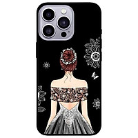 Ốp lưng dành cho Iphone 13 Mini - Iphone 13 - Iphone 13 Pro - Iphone 13 Pro Max - Cô Gái Váy Xám