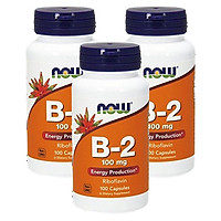 Viên Uống NOW Bổ Sung Vitamin B-2 (riboflavin) 100mg (100 Viên x 3 Hộp)