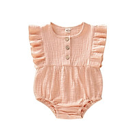 Summer Baby Newborn Girls Cute Jumpsuit Flare Sleeve Romper Infant Casual Bodysuit Outfits