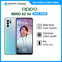 Điện Thoại Oppo Reno 6Z 5G (8GB/128G) - Hàng Chính Hãng - Đã kích hoạt bảo hành điện tử