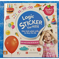 Logic Sticker for kids - Dán hình phát triển tư duy cho bé - quyển 2