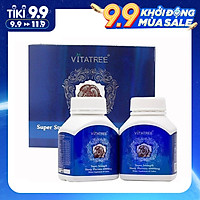 Viên uống nhau thai cừu Vitatree Super Strength Sheep Placenta 60.000mg 120 viên. Hỗ trợ chống lão hóa da, giúp da sáng mịn - Úc
