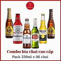 Combo bia chai cao cấp | 330ml x 06 chai các loại siêu đặc biệt