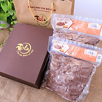 Nấm Linh Chi Cắt Lát Giống Viện Di Truyền Hộp 500g - PLN - Hồng Chi Giống Viện DT Vị Đắng Mạnh, Dược Tính Cao