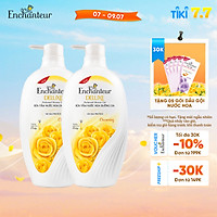 Combo 2 Sữa tắm nước hoa dưỡng da Enchanteur Charming 450gr/ Chai