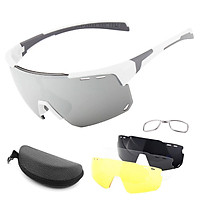 Cycling Glasses with 3 Spare Lenses UV400 Sports Sunglasses MTB Road Bike Glasses for Men Women Running Driving Fishing