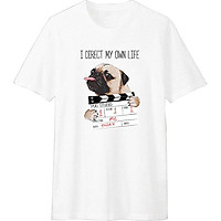 Áo Thun T-shirt Unisex Dotilo I Direct My Own Life HM037 - Trắng