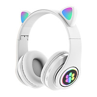 Tai Nghe Không Dây Bluetooth Chụp Tai Mèo Wireless HXZ Đèn LED Cao Cấp - DT075