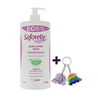 Dung Dịch Vệ Sinh SAFORELLE Gentle Cleansing Care (1 lít) + Tặng Móc Khóa
