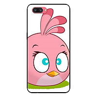 Ốp Lưng in cho Oppo A3s - Realme C1 Mẫu Chim Nền Hồng - Hàng Chính Hãng