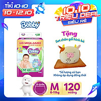 Tã quần Bobby có đệm lưng thấm mồ hôi đủ size M120/L104/XL96/XXL88