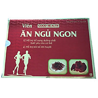 Viên GoodHealth Ăn ngủ ngon giúp ăn ngon ngủ tốt cải thiện tình trạng mất ngủ ăn không ngon miệng hộp 60 viên