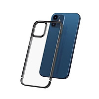 Ốp lưng Silicone dẽo trong suốt viền si màu Baseus Shining Case cho iPhone 12 mini / iPhone 12 / iPhone 12 Pro / iPhone 12 Promax_Hàng Nhập Khẩu