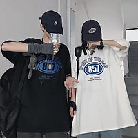 Áo thun Stee nam tay lỡ unisex form rộng overtee In Decal chữ SPIRIT OF THE BAR chất vải cotton xịn Ngaushop Trumunisex