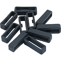 10 Pieces Silicone Strap Band Fastener Rings Loop For Garmin Fenix Series