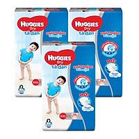 Combo 3 Gói Tã Dán Huggies Dry Gói Cực Đại XXL56 (56 Miếng) - Bao Bì Mới