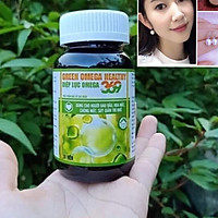 Thực phẩm bảo vệ sức khỏe Green Omega Heathy Diệp Lục Omega 3,6,9 ( 30 viên) + Tặng hoa tai ngọc trai cực xinh