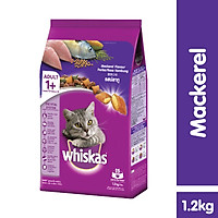 Thức ăn mèo Whiskas vị cá thu túi 1.2kg