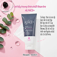 Gel Tẩy Trang Bùn Khoáng Và Than Tre Hoạt Tính Nhật Bản Cho Da Dầu, Mụn, Hỗn Hợp Alface Black Cleansing Gel, Dưỡng Ẩm, Chứa Tinh Chất Siêu Chống Oxy Hóa, Ngăn Lão Hóa Da