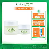 Combo Tẩy Tế Bào Chết Và Mặt Nạ Dưỡng Môi Oribe Mềm Mại, Môi Hồng Tự Nhiên 25g