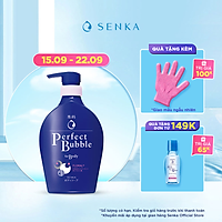 Sữa tắm dưỡng ẩm hương hoa tươi mát Senka Perfect Bubble for Body Floral Plus 500ml