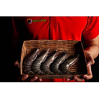 Tôm sú OXY tự nhiên NIDTICO-Đông IQF (36-40con/kg)