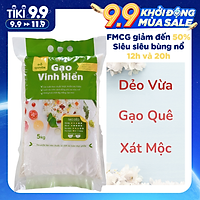 Gạo Quê Dẻo Vừa Đỗ Quyên (5kg)