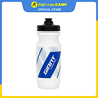 Bình nước xe đạp Giant 600CC Trắng sọc xanh - Hàng chính hãng
