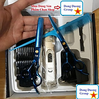 TÔNG ĐƠ CẮT TÓC KEMEI 5017 - Tặng Kèm Bộ Kéo Cắt Và Tỉa Tóc JAPAN1 Thép không Gỉ Cao Cấp Và Lược