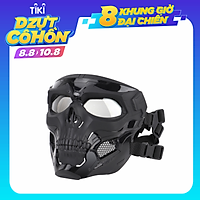 Skeleton Messenger Mask CS Full Face Protective Mask COSPLAY Army Fan Field Tactical Equipment Adaptation FAST CP