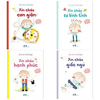 Combo sách cùng bé thư giãn và bồi đắp cảm xúc tích cực: Xin Chào Giấc Ngủ + Xin Chào Sự Bình Tĩnh + Xin Chào Cơn Giận + Xin Chào Hạnh Phúc