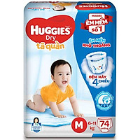 Tã Quần Huggies Dry Super Jumbo M74 (6-11KG)
-8888336017402