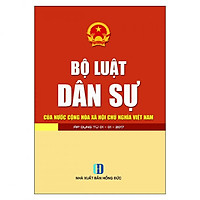 Bộ Luật Dân Sự Của Nước Cộng Hòa Xã Hội Chủ Nghĩa Việt Nam ( Áp Dụng Từ 01-01-2017 )