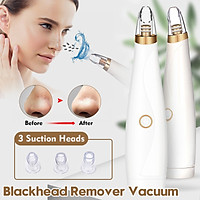 Upgraded Electric Blackhead Remover Vacuum with 3 Suction Heads Facial Pore Acne Cleaner Tools Skin Care for Women and Men