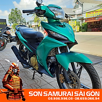 Sơn SAMURAI KUROBUSHI Y017 XANH LÁ CANDY chính hãng - SƠN PHUN XE MÁY KUROBUSHI/ SAMURAI SÀI GÒN