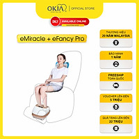 Combo Gối massage OKIA eFancy + Máy Massage Chân OKIA eMiracle