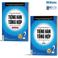 Combo Tiếng Hàn tổng hợp dành cho người Việt Nam sơ cấp 2 ( Sách giáo trình + sách bài tập) bản 1 màu