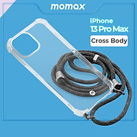 Ốp lưng Momax dành cho iPhone 13 Pro Max TPU dẻo có Dây đeo chéo thời trang MLAP21 - Hàng chính hãng