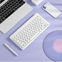 Bàn phím chơi game mini không dây 2.4G có 79 phím không ồn cho máy tính / laptop Mac