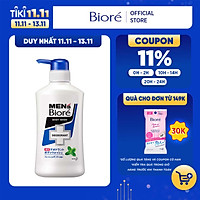 Sữa Tắm Khử Mùi Men's Bioré - Bạc Hà Mát Lạnh (Chai) 440ml