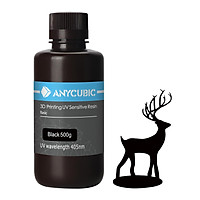 Original ANYCUBIC 3D Printer Resin 405nm LCD Quick-Curing Resin Material High Precision Great Stability for LCD 3D