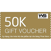 E-Voucher giảm 20.000đ cho toàn bộ sản phẩm tại WanStore