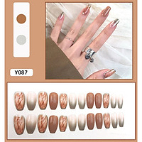 Bộ 24 móng tay giả nail thơi trang như hình (Y-087)
