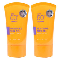Combo 2 kem chống nắng dưỡng da trắng mịn Holika Holika moisture sun gel SPF50+ PA++++ 50ml