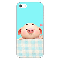Ốp lưng dẻo cho điện thoại Apple iPhone 5 / 5s _Pig Cute 07